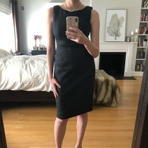 Prada grey wool sheath dress sz IT40 (US 4)